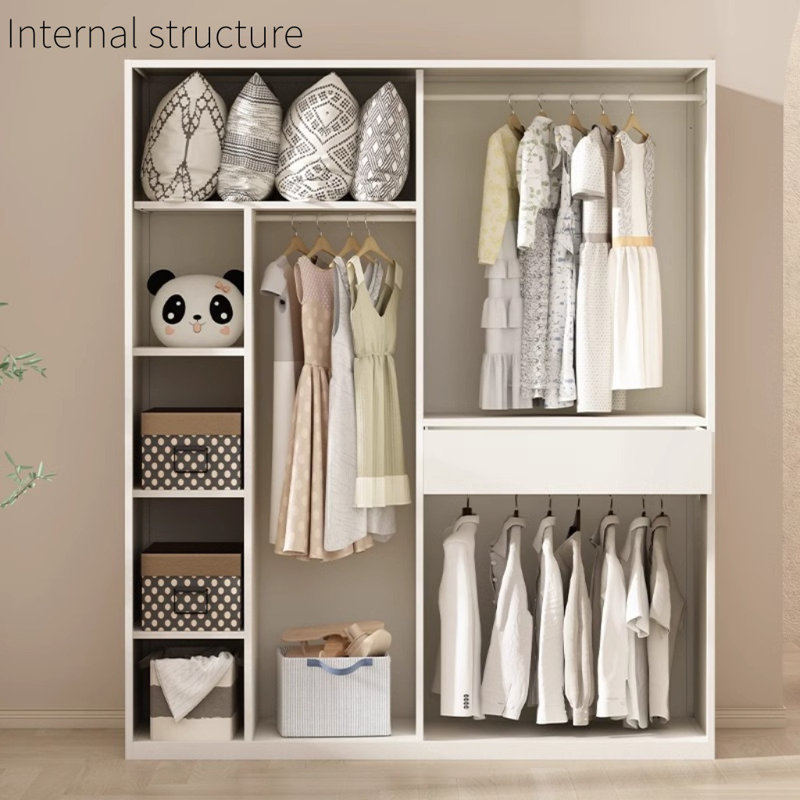 Armoire moderne à carreaux simple, H 78,74 po x l 62,99 po x P 23,62 po