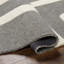 Rectangle Wingrove Hand Tufted Wool Area Rug in Gray/White-6577103