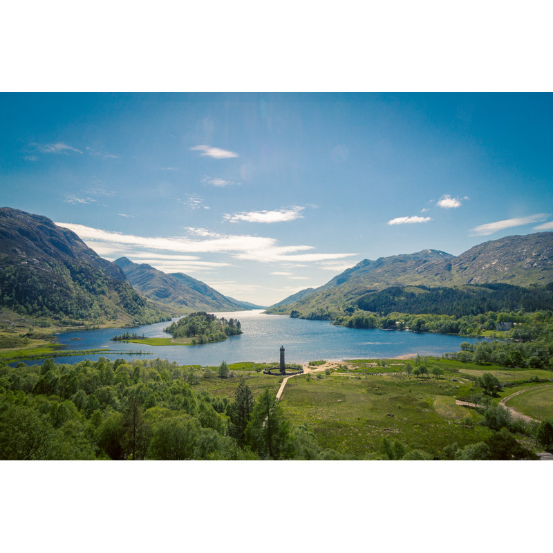 Loch Shiel, Écosse - impression sur toile tendue, H 32 po x l 48 po x P 1 po