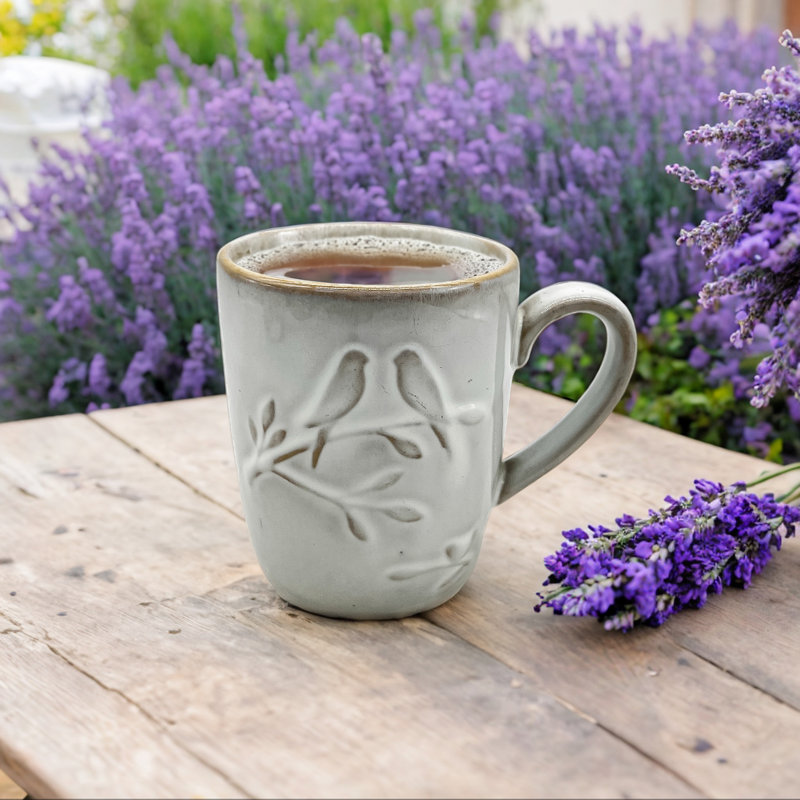 Tasse en céramique Bird, 13 oz