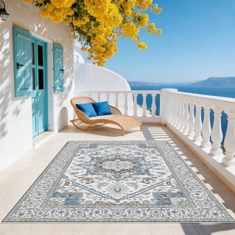 Moroccan Pattern Area Rug, Soft And Lightweight, Suitable For All Seasons, Easy To Maintain And Easy To Clean, Machine Washable Carpet Floor Mat, Suitable For Living Room, Bedroom, Hallway, Balcony, Patio, Room Decor, Home Decor, Outdoor Decor