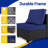  𝗣𝗿𝗲- 𝗮𝘀𝘀𝗲𝗺𝗯𝗹𝗲𝗱 𝗖𝗵𝗮𝗶𝗿𝘀, 2-Person Rattan Patio Furniture Set Outdoor Sectional Conversation Sofa With Thick Cushions For Seating-322445933