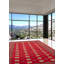Tapis rouge foncé Finest Peshawar Bokhara 7 pi 11 po x 10 pi 7 po