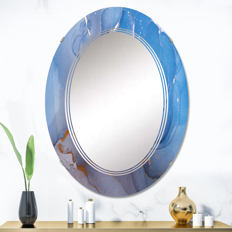 Miroir de salle de bain ovale mural, 36 po x 24 po
