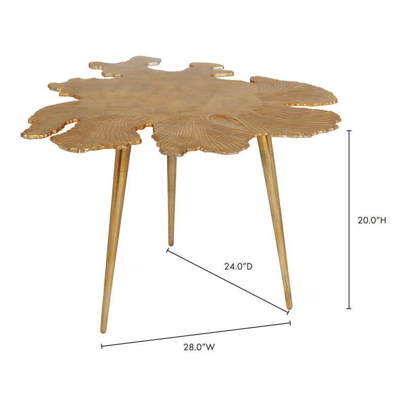 30" Bar Stool with Cushion, Gold Top/Gold Base
