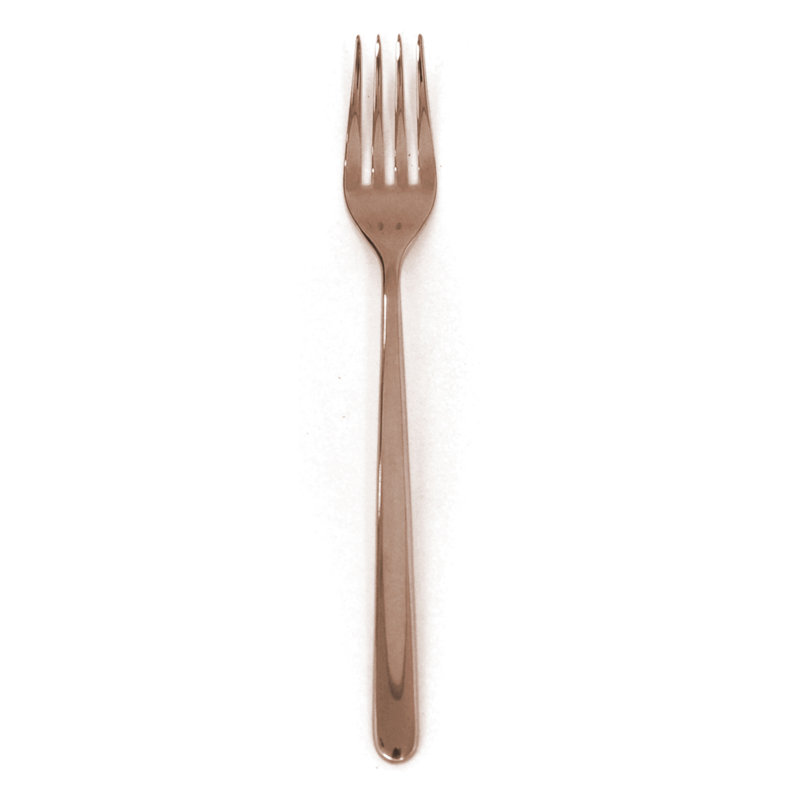 Fourchette à dessert Linea - 48 pièces, Bronzo