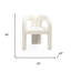 Chaise avec accoudoirs White Boucle-2103558382