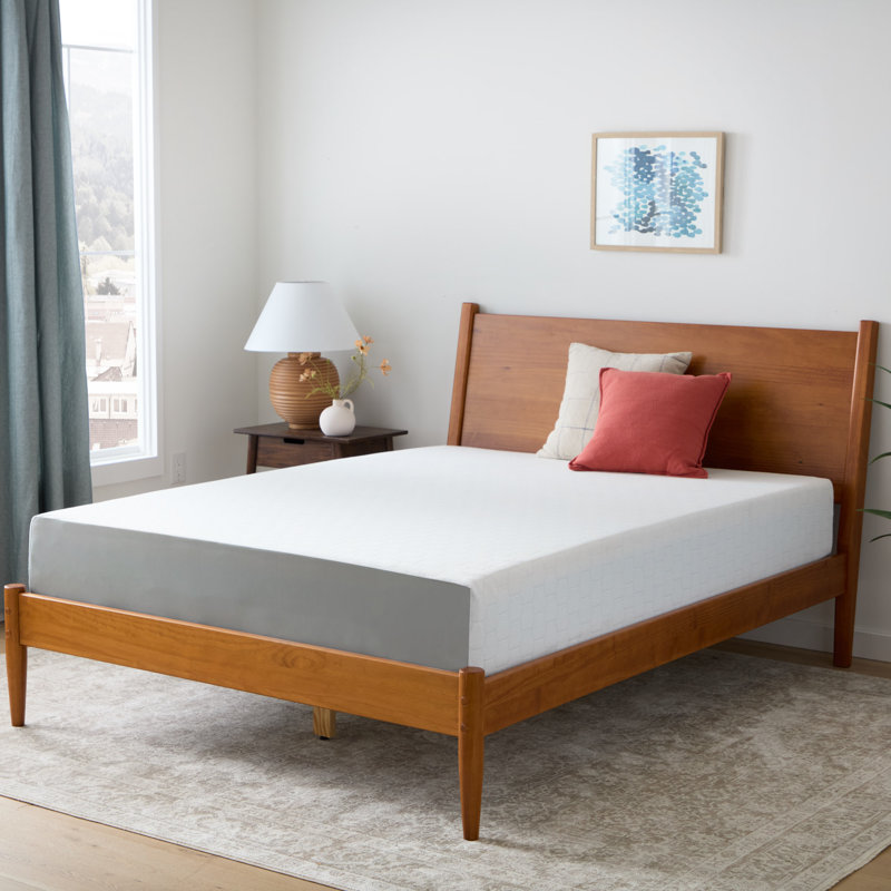 Matelas en mousse viscoélastique gélifiée 10 po avec infusion de thé vert Linenspa®, très moelleux, très grand, 10