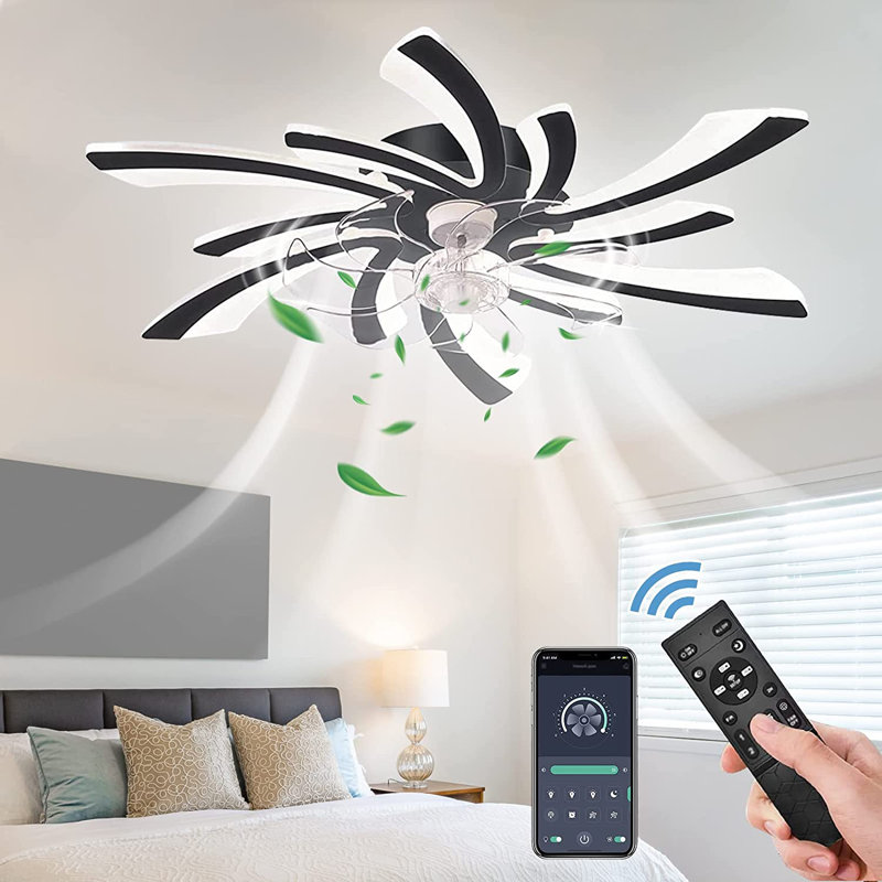 Derekia 31'' Ceiling Fan with LED Lights