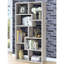 Bibliothèque grise à 10 tablettes Driftwood Grey