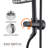 Rain Dual Shower Head 2.5 GPM GPM-64150490