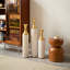 Ensemble de 3 vases de plancher en métal