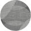 Tapis d'intérieur rond 8 po à motif géométrique lavable