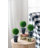 9.5'' Faux Boxwood Topiary in Pot-22214119