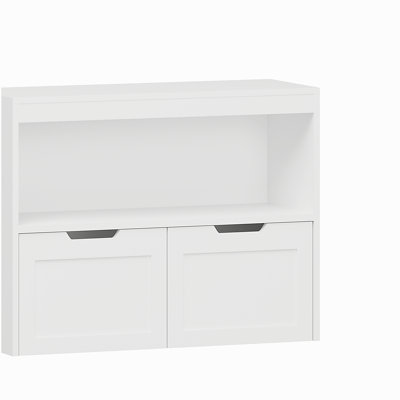 Book Organizer Wooden Bookcase, toy Storage Cabinet Organizer
