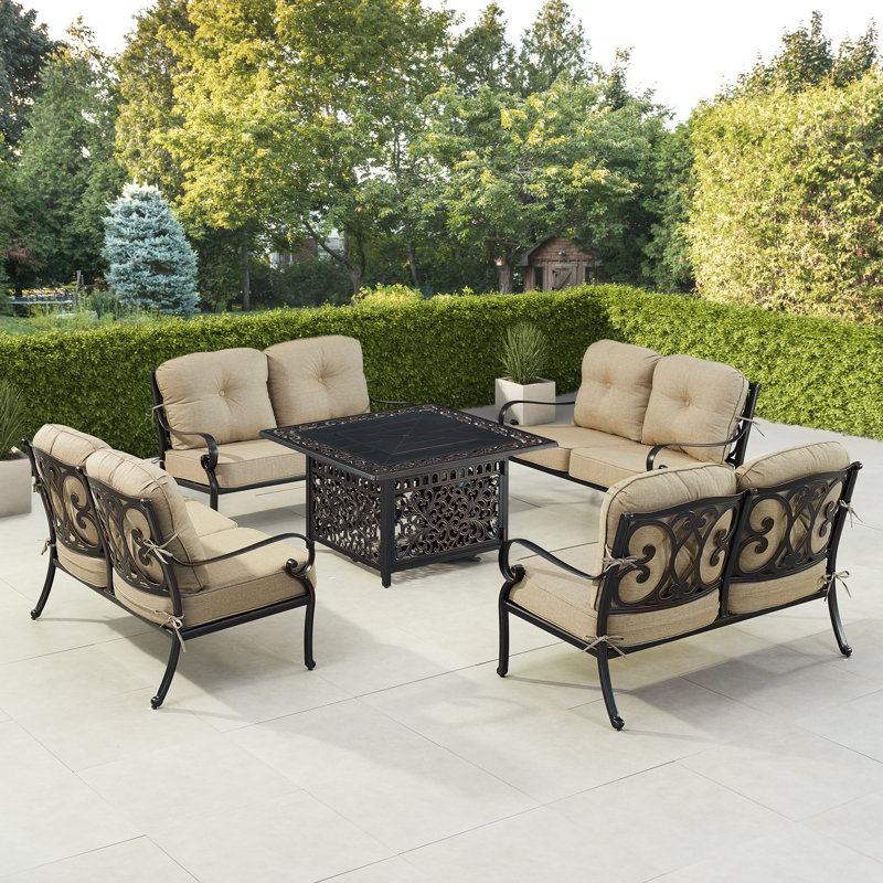 Gutierrez Outdoor 5 - Piece Conversation Set