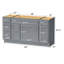 Base de meuble-lavabo simple 60 po seulement-95942035
