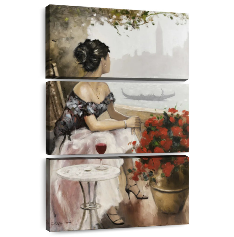 Leisha Afternoon On The Canal, 32" H x 20" W