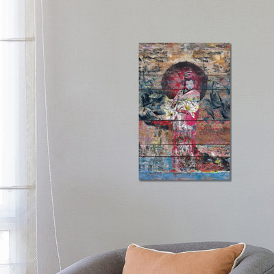Airando Geisha (Island Woman) by Diego Tirigall - Wrapped Canvas Painting