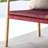 Modern Simple Outdoor Durable Teak Sofa 53.54'' Wide Rectangle Loveseat with Cushions-101267087-101837651