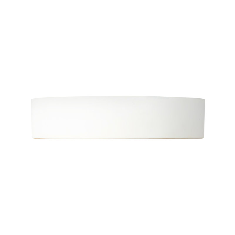 Nix 5-in Black dimmable LED Flush Mount, White/Gold