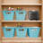 4-pack Storage Baskets, Plastic Pp Material Organizer Bin