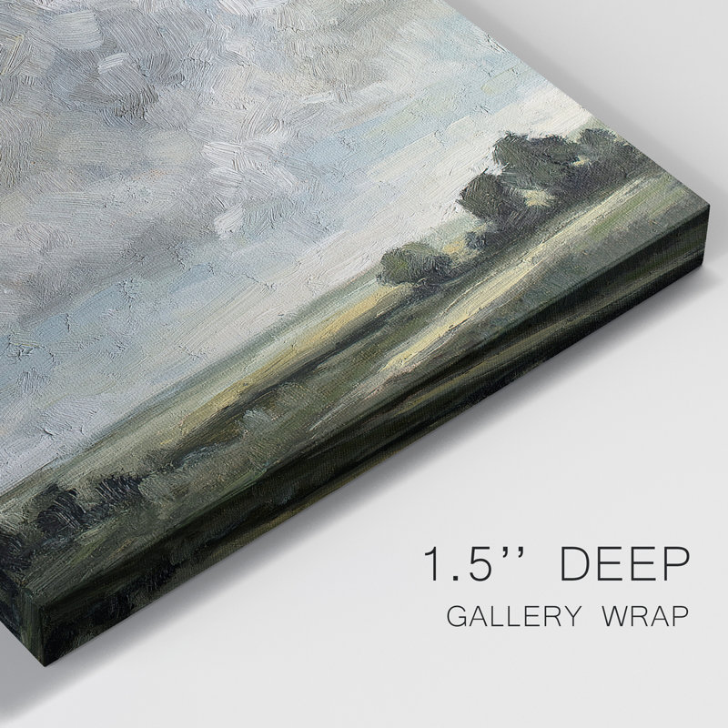 «Gathering Clouds» - Impression sur toile tendue, H 27 po x l 18 po x P 1 po