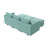 U-Shaped Sleeper Sectional Reversible Modular Sectional Sofa-786947384