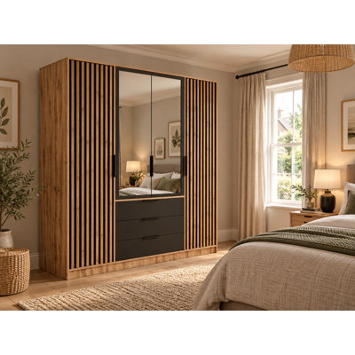 Biser Manufactured Wood Wardrobe
