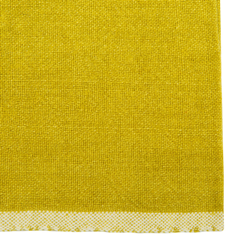 Chunky Linen Square Napkins, Lime