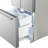Cosmo 30 in. Vista Collection 17.5 cu. ft. Counter Depth 3-Door French Door Refrigerator, Freezer Drawer, Stainless Steel