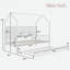 Wooden House Bed With Trundle And Shelves-1895670205