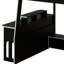 Lit mezzanine multifonctionnel avec bureau, grandes tablettes de rangement-1764922714