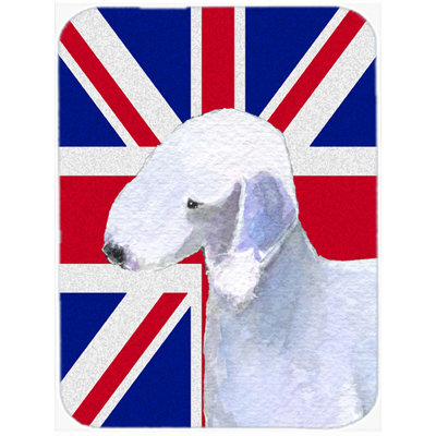 Union Jack Wood Glass Cutting Board