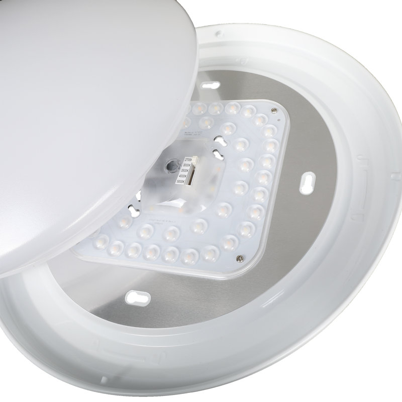 Plafonnier encastré à 1 lumière DEL, H 4,03 po x l 4,03 po x P 13,63 po