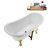 59" Streamline Clawfoot Tub,Tray,Drain, Clawfeet-101628977-102220281