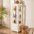 71'' Freestanding Display Cabinet With 2 Storage Drawers