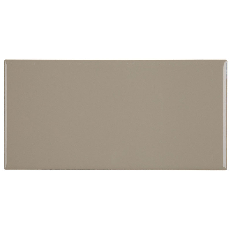 Berkeley 4" x 8" Ceramic Subway Tile, Urban Putty