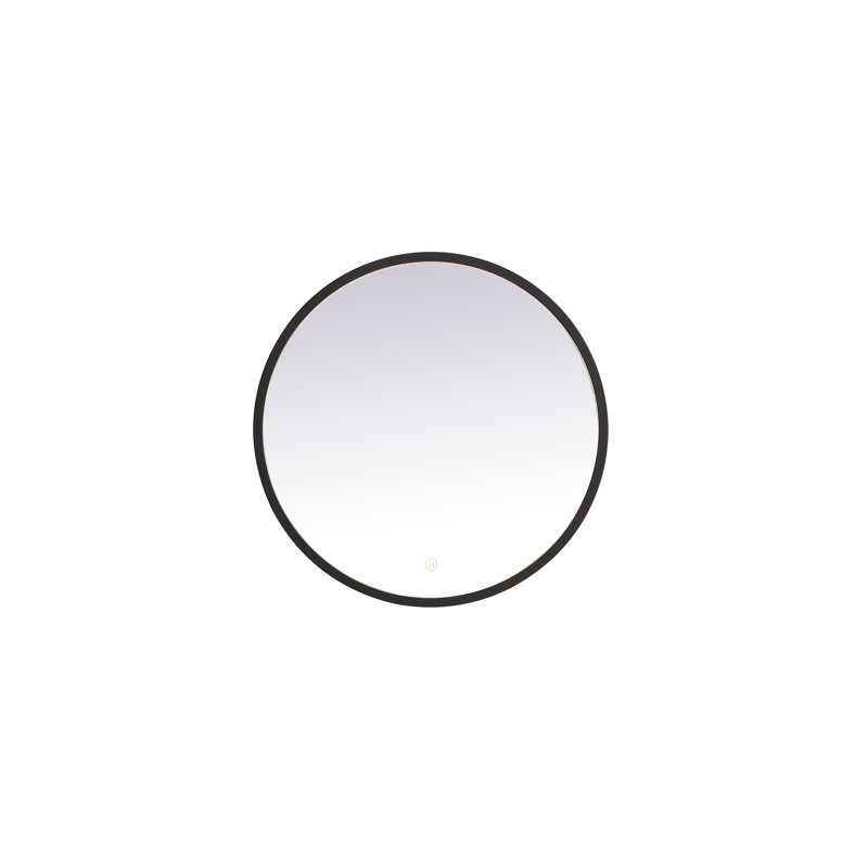 Miroir de salle de bain Pickard, Noir, 24" X 24"