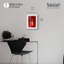 Décoration murale Ruby Flame II Shadowbox Print Glam par Notoriart, cadre blanc, 11 x 16-1552629032-1552629026