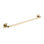 Line Single Towel Bar - Wall Mount - 30" Brass/Matt Black