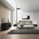 Ensemble de chambre avec lit plateforme 4 pièces Weimer