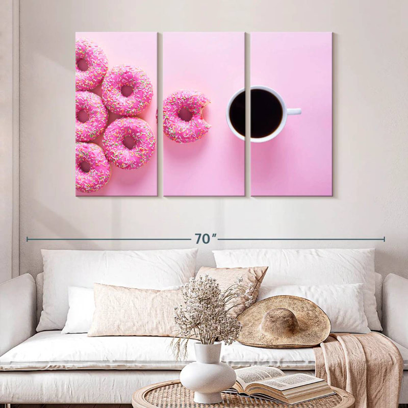 Yarlin Doughnuts And Coffee, 32" H x 50" W