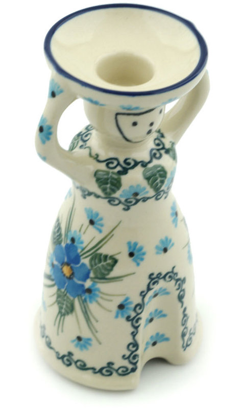 Rowen 5.75'' H Porcelain China Tabletop Candlestick