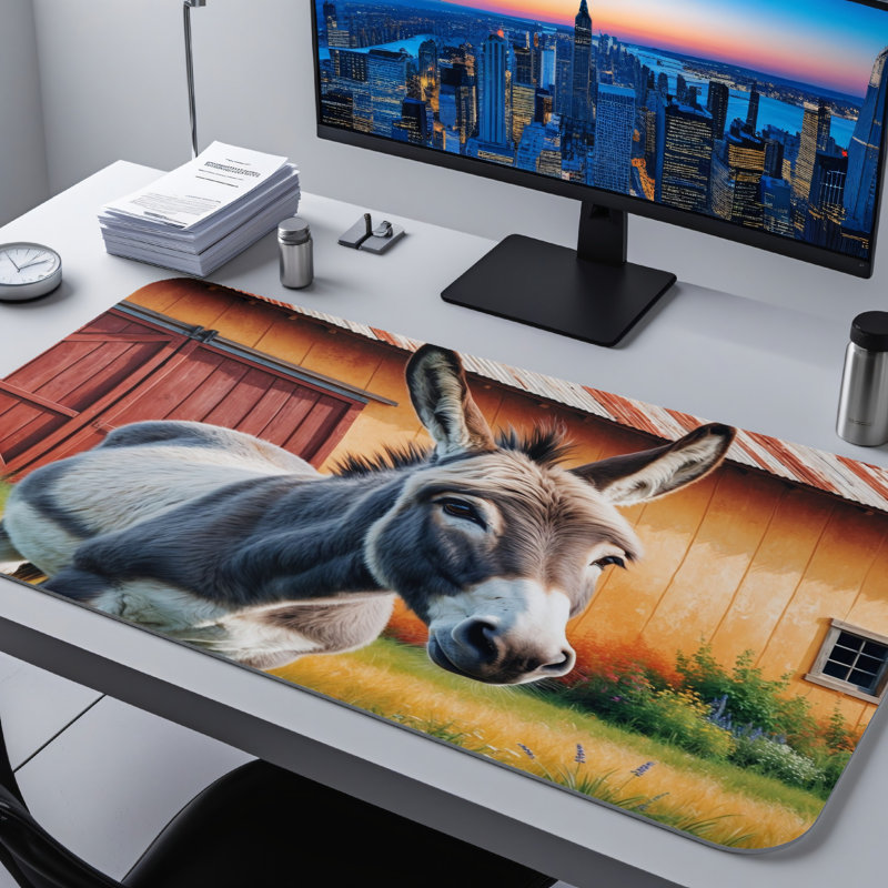 Polyester Desk Pad, 14.4x12.1