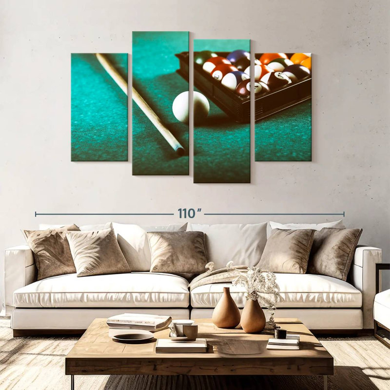 Senne Billiard Things, H 54 po x l 84 po