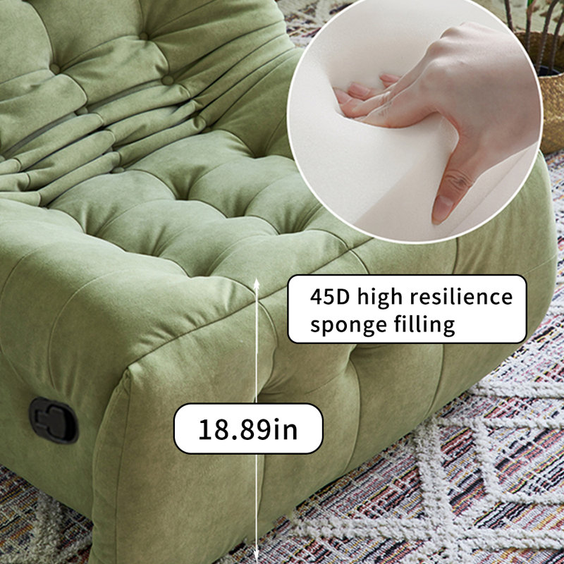 Fauteuil inclinable multifonctionnel décontracté Home Home, Vert