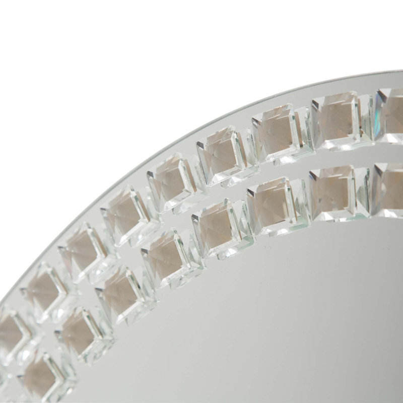 Montreal Flat Glass Beveled Lighted Wall Mirror
