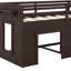 Lit mezzanine avec tiroirs et tablette-555018896
