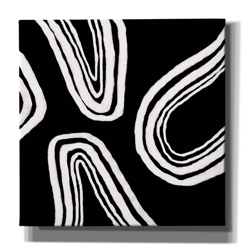 «Dizziness III» par Regina Moore, art mural sur toile, 37 po x 37 po, H 37 po x l 37 po x P 1,5 po